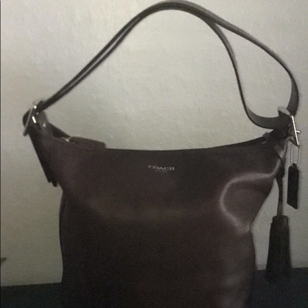 Coach Leather Shoulder Bag
